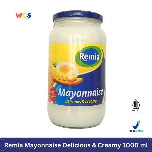 Remia Mayonnaise 1000ml – Mayones Lezat, Creamy, dan Serbaguna untuk Berbagai Hidangan