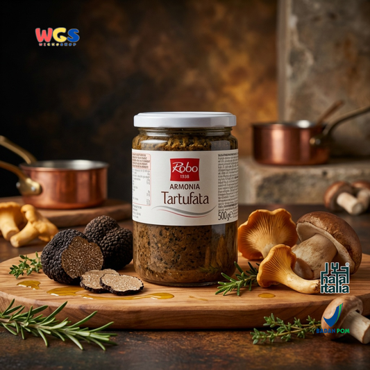 Robo 1938 Armonia Tartufata 500g - Saus Truffle dan Jamur Champignon Premium Italia untuk Pasta, Pizza & Steak