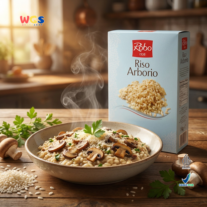 Robo 1938 Riso Arborio 1kg - Beras Arborio Italia untuk Risotto, Nasi Creamy & Masakan Premium