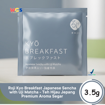 Roji Kyo Breakfast Japanese Sencha with Uji Matcha - Green Tea Sc 