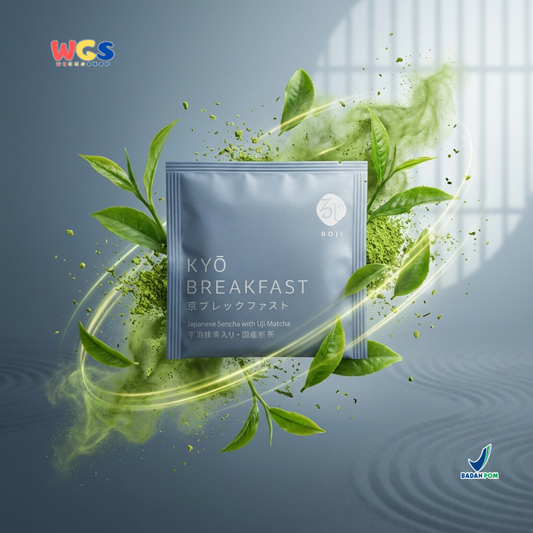 Roji Kyo Breakfast Japanese Sencha with Uji Matcha - Teh Hijau Jepang Premium Aroma Segar