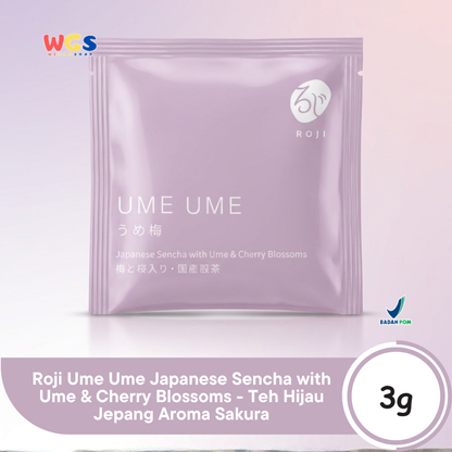Roji Ume Ume Japanese Sencha with Ume & Cherry Blossoms - Teh Hijau Jepang Aroma Sakura