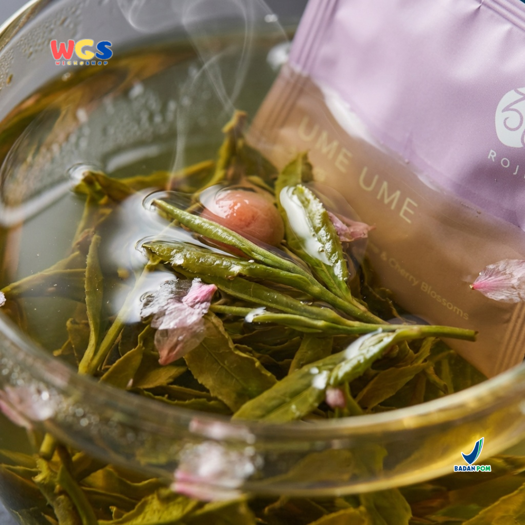 Roji Ume Ume Japanese Sencha with Ume & Cherry Blossoms - Teh Hijau Jepang Aroma Sakura