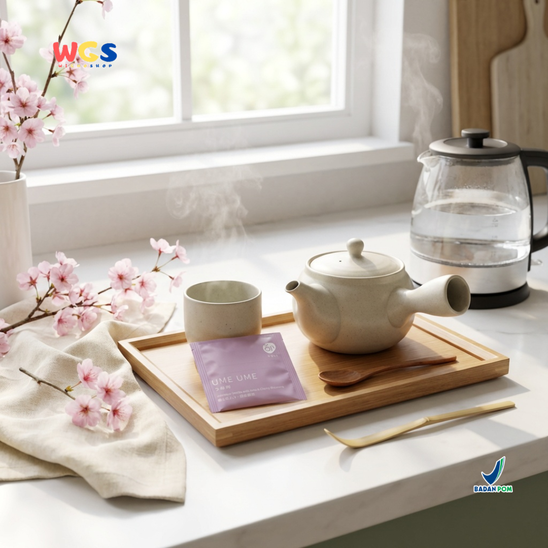 Roji Ume Ume Japanese Sencha with Ume & Cherry Blossoms - Teh Hijau Jepang Aroma Sakura