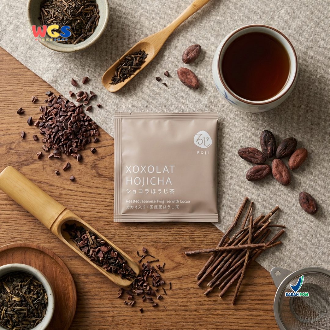 Japanese Tea-Roji Xoxolat Hojicha Roasted Japanese Tea with Cocoa 