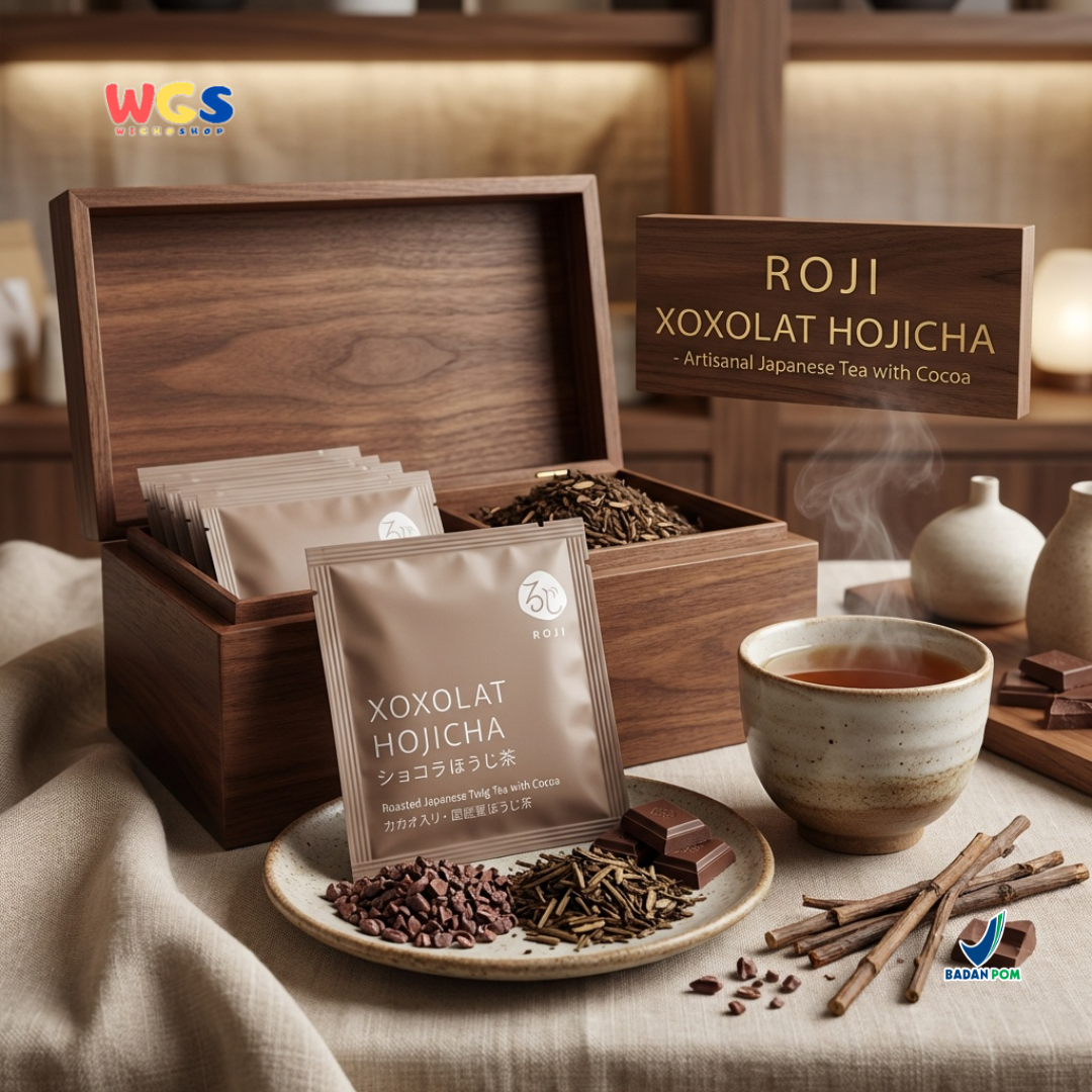 Japanese Tea-Roji Xoxolat Hojicha Roasted Japanese Tea with Cocoa 