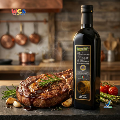 Saporito Balsamic Vinegar of Modena - Balsamic vinegar salad dressing -500 ml