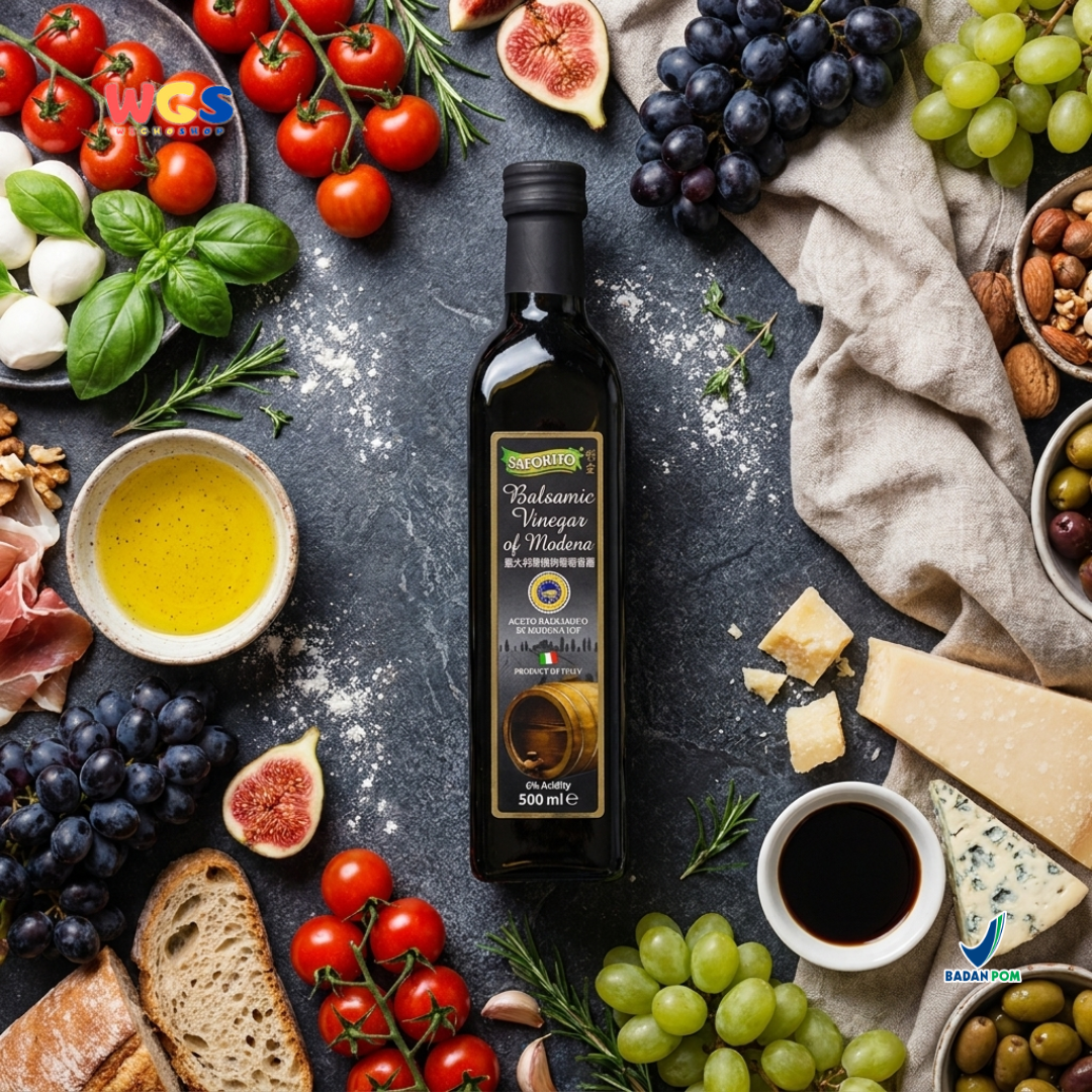 Saporito Balsamic Vinegar of Modena - Balsamic vinegar salad dressing -500 ml