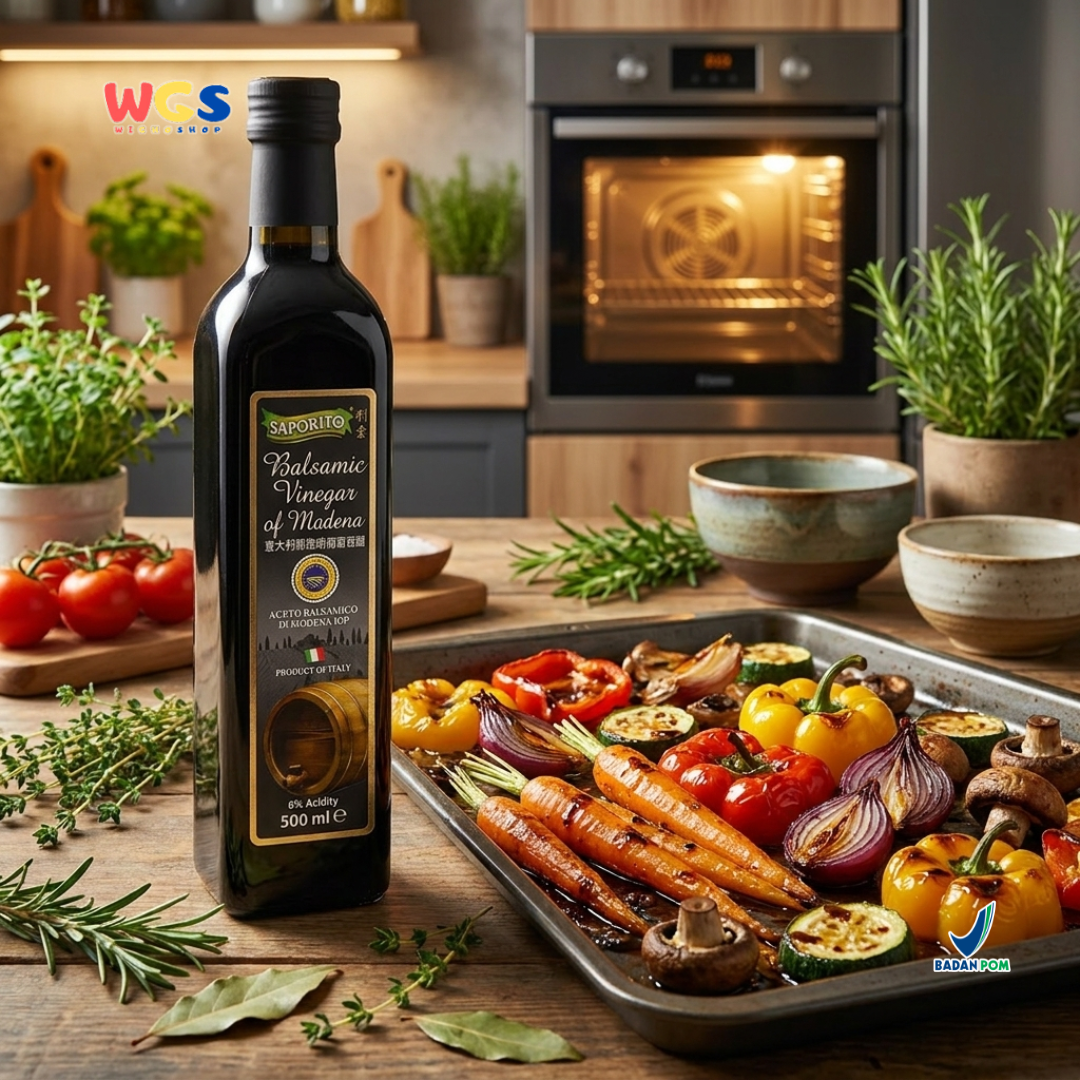 Saporito Balsamic Vinegar of Modena - Balsamic vinegar salad dressing -500 ml