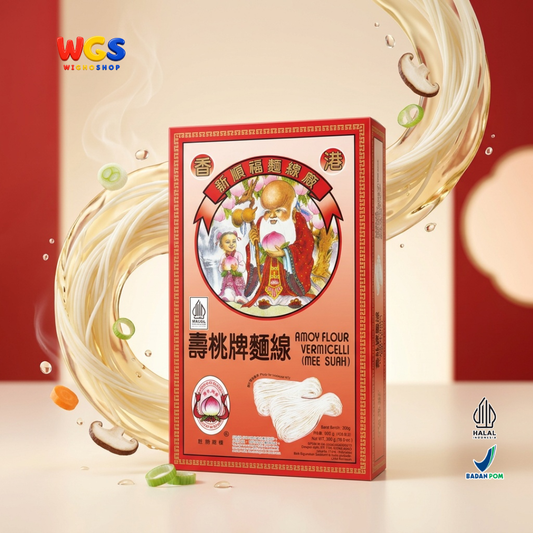 Sau Tao Misoa Misua Mee Suah 300g - Amoy Flour Vermicelli Mie Sua Tepung Gandum Halal untuk Sup Kuah Hot Pot