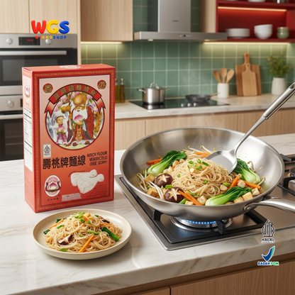 Sau Tao Misoa Misua Mee Suah 300g - Amoy Flour Vermicelli Mie Sua Tepung Gandum Halal untuk Sup Kuah Hot Pot