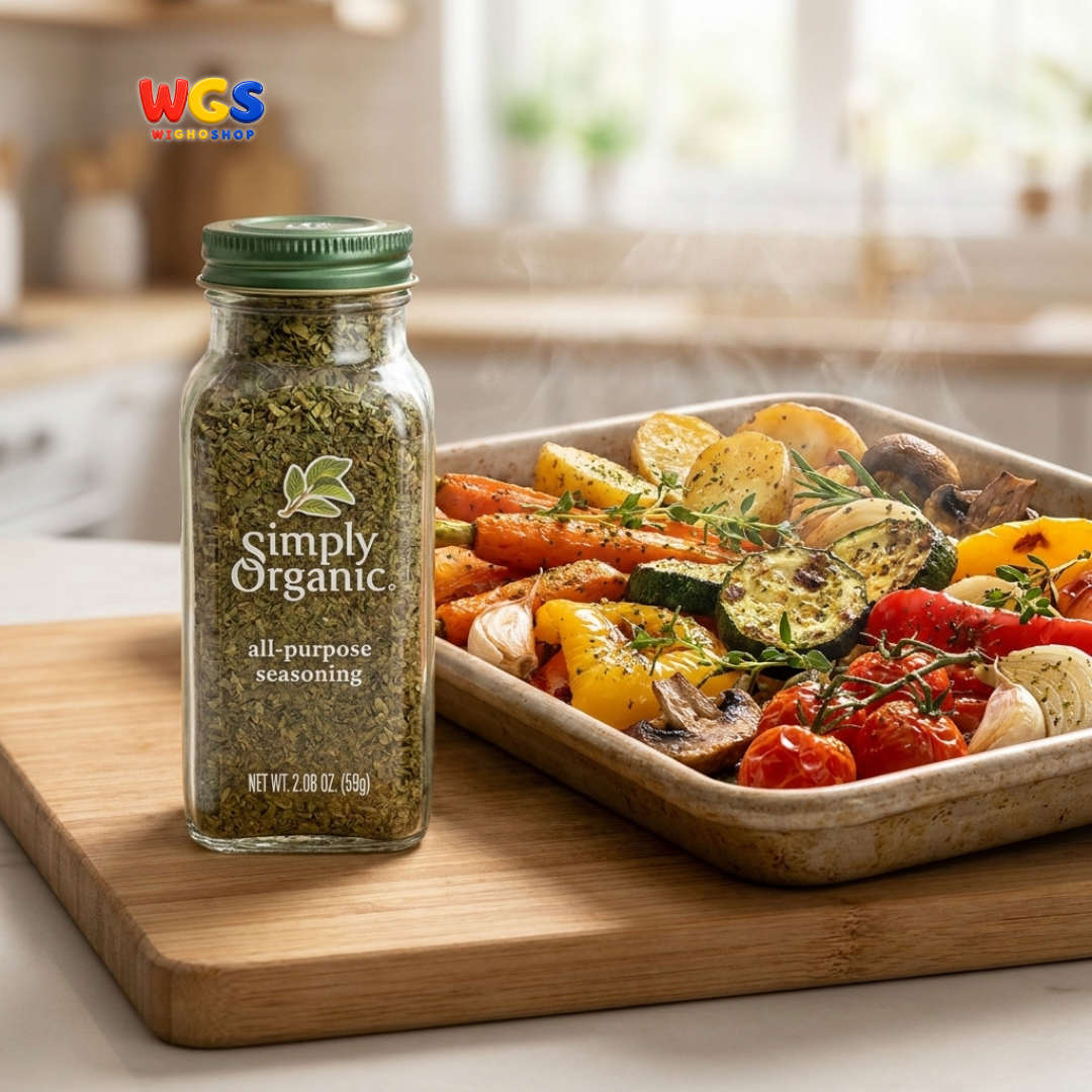 Simply Organic All-Purpose Seasoning 59g - Bumbu Serbaguna Organik Rempah Ayam Daging Ikan Sayur Sup Pasta