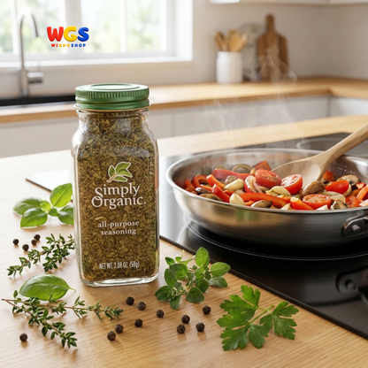 Simply Organic All-Purpose Seasoning 59g - Bumbu Serbaguna Organik Rempah Ayam Daging Ikan Sayur Sup Pasta