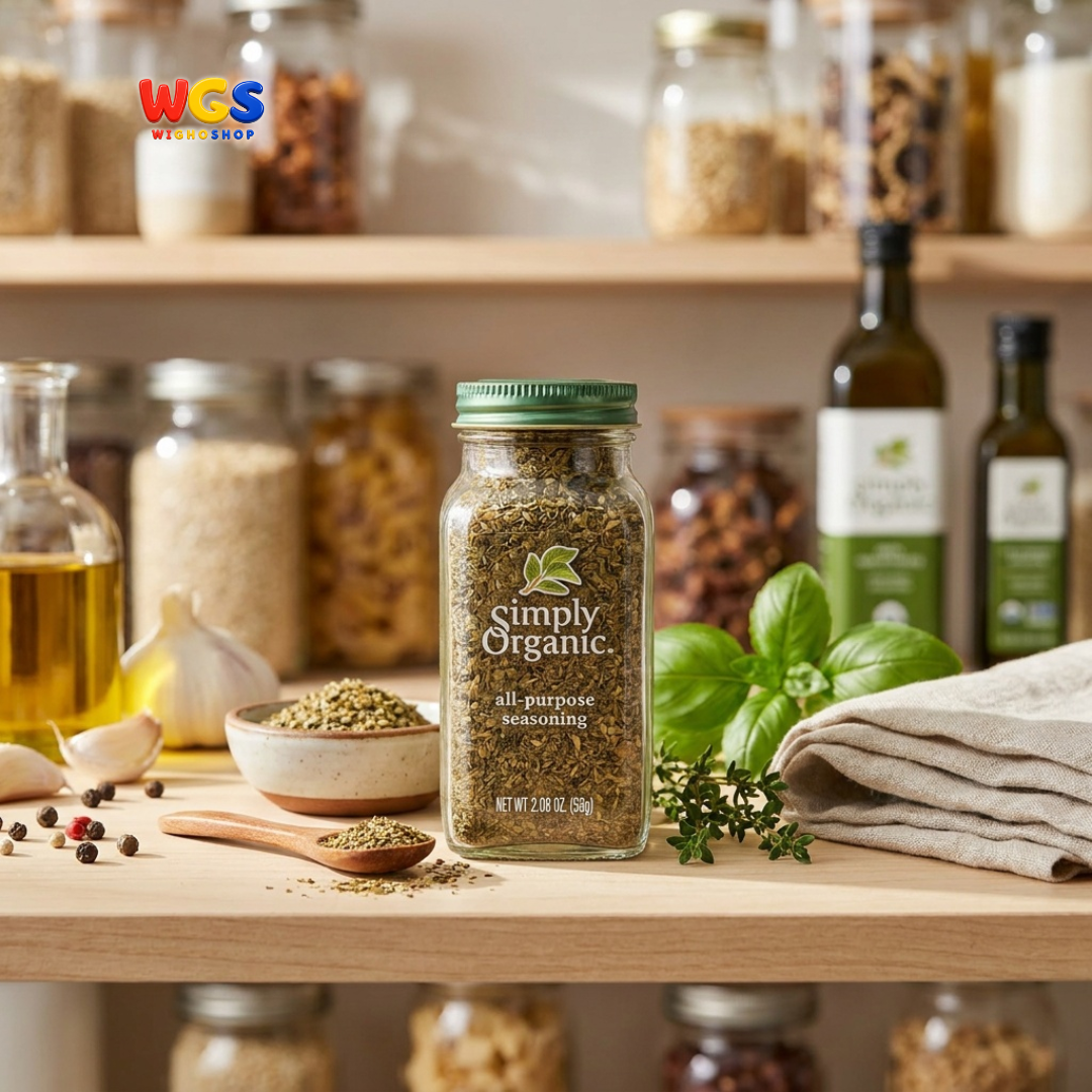 Simply Organic All-Purpose Seasoning 59g - Bumbu Serbaguna Organik Rempah Ayam Daging Ikan Sayur Sup Pasta