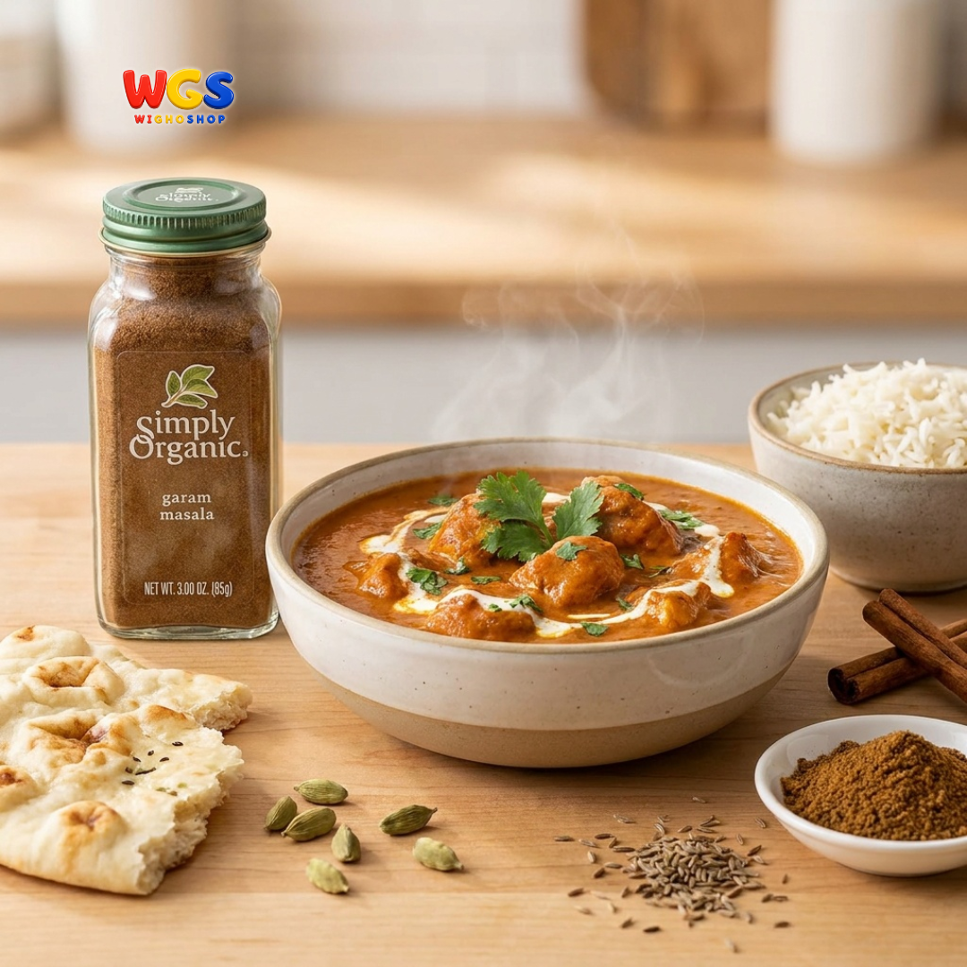 Simply Organic Garam Masala 85g - Bumbu Rempah India Organik Kari Ayam Tandoori Biryani Korma Daging