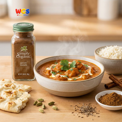 Simply Organic Garam Masala 85g - Bumbu Rempah India Organik Kari Ayam Tandoori Biryani Korma Daging