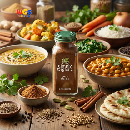 Simply Organic Garam Masala 85g - Bumbu Rempah India Organik Kari Ayam Tandoori Biryani Korma Daging