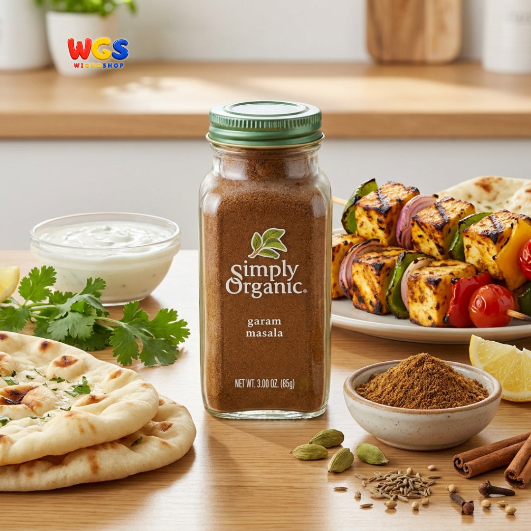 Simply Organic Garam Masala 85g - Bumbu Rempah India Organik Kari Ayam Tandoori Biryani Korma Daging