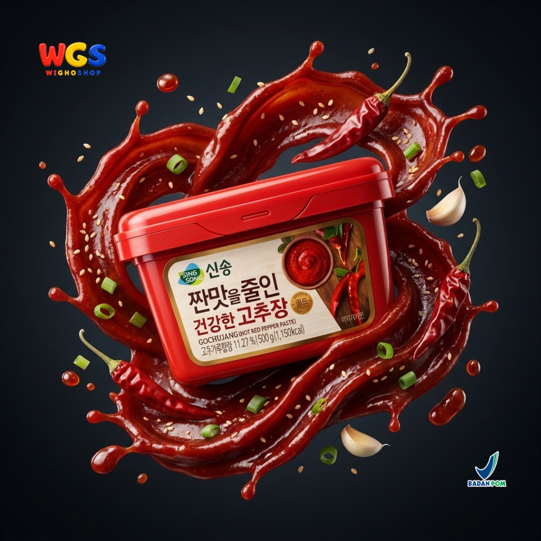Sing Song Gochujang 500g - Pasta Cabai Korea Red Pepper Paste Bumbu Tteokbokki Bibimbap Korean BBQ Saus Pedas