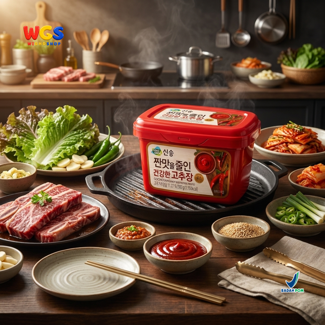 Sing Song Gochujang 500g - Pasta Cabai Korea Red Pepper Paste Bumbu Tteokbokki Bibimbap Korean BBQ Saus Pedas