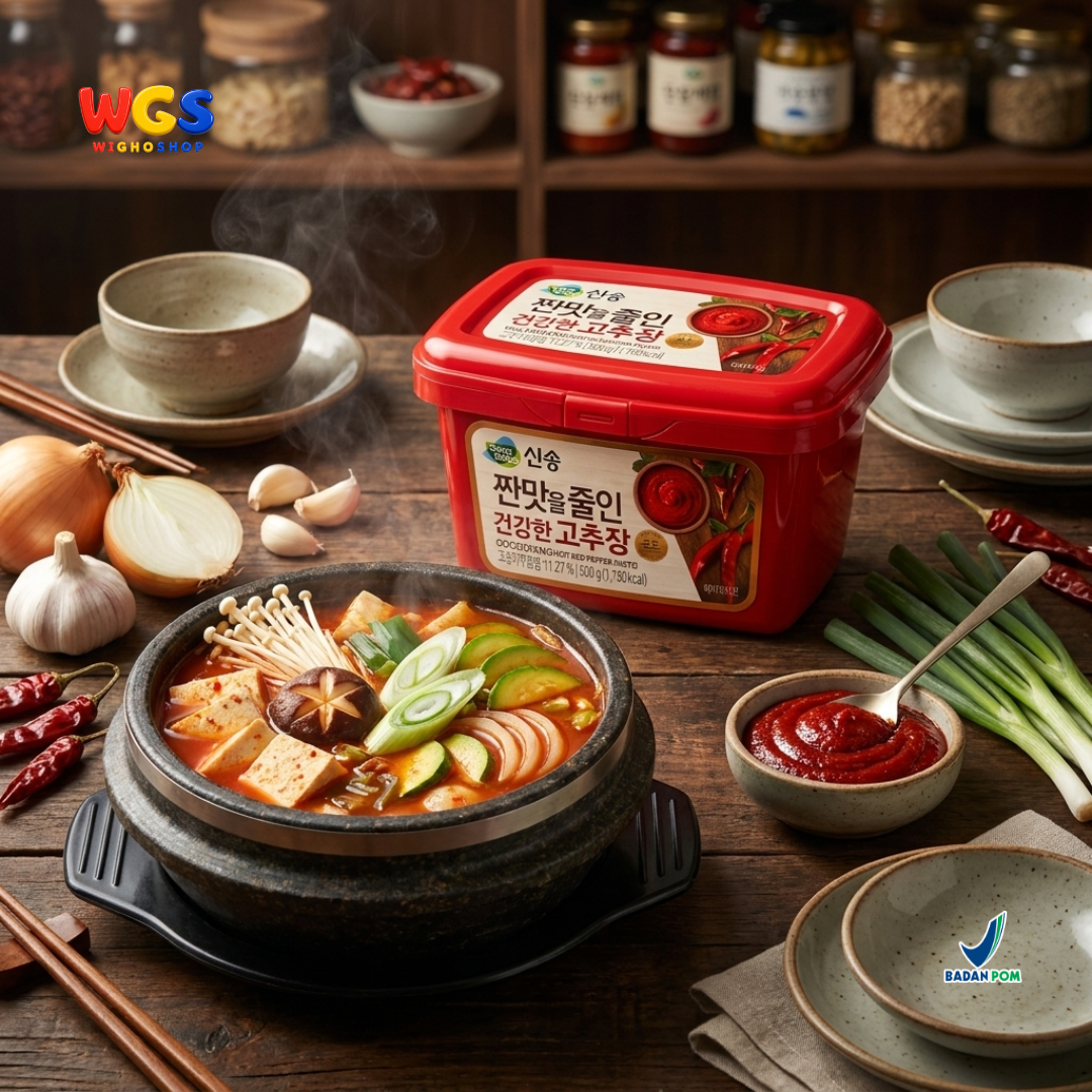 Sing Song Gochujang 500g - Pasta Cabai Korea Red Pepper Paste Bumbu Tteokbokki Bibimbap Korean BBQ Saus Pedas