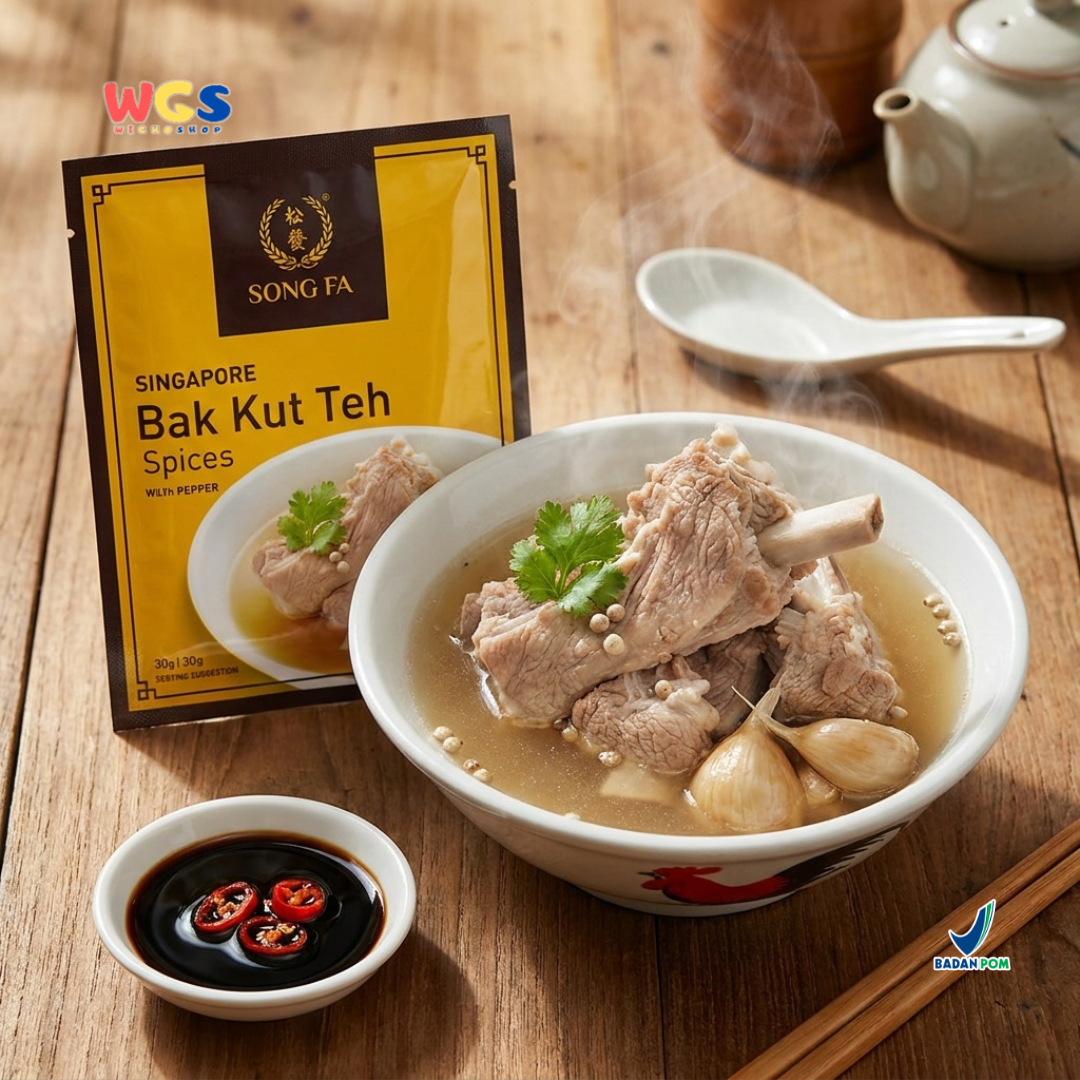 Song Fa Bak Kut Teh Spices 30g - Bumbu Sup Herbal Lada Putih Singapore