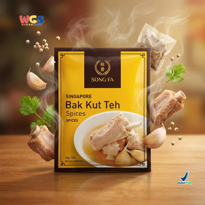 Song Fa Bak Kut Teh Spices 30g - Bumbu Sup Herbal Lada Putih Singapore
