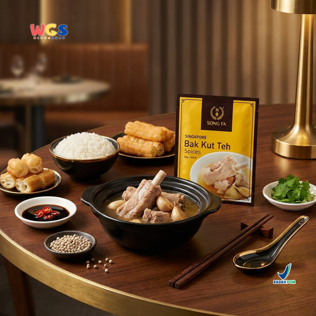 Song Fa Bak Kut Teh Spices 30g - Bumbu Sup Herbal Lada Putih Singapore
