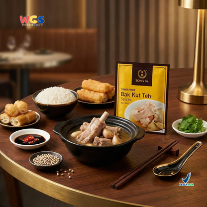 Song Fa Bak Kut Teh Spices 30g - Bumbu Sup Herbal Lada Putih Singapore