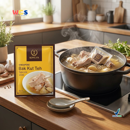 Song Fa Bak Kut Teh Spices 30g - Bumbu Sup Herbal Lada Putih Singapore
