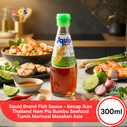 Squid Brand Fish Sauce 300 ml - Thai Fish Oil Sauce