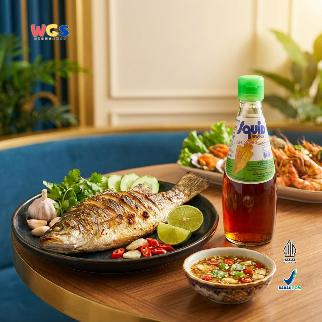 Squid Brand Fish Sauce 300 ml - Thai Fish Oil Sauce