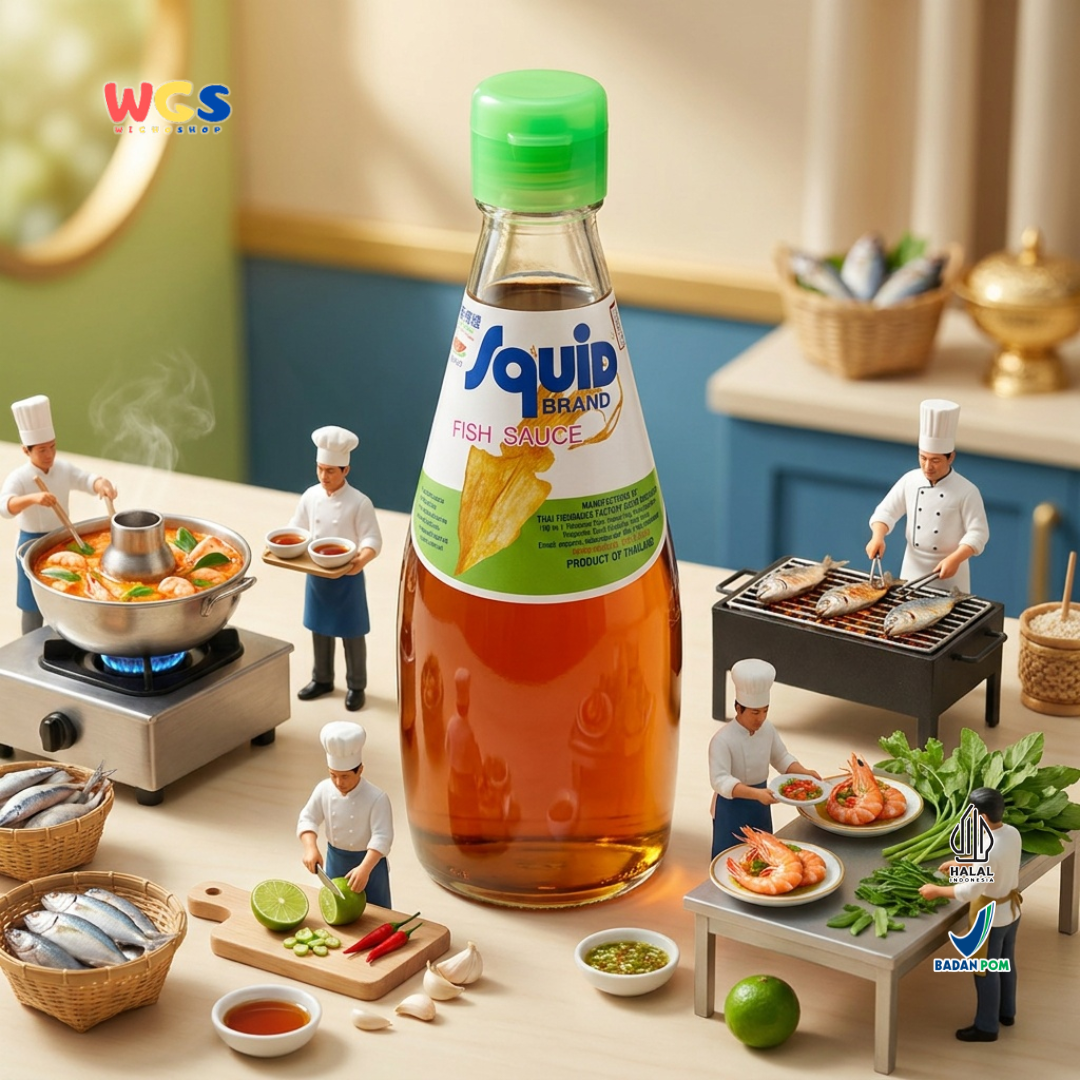 Squid Brand Fish Sauce 300 ml - Thai Fish Oil Sauce