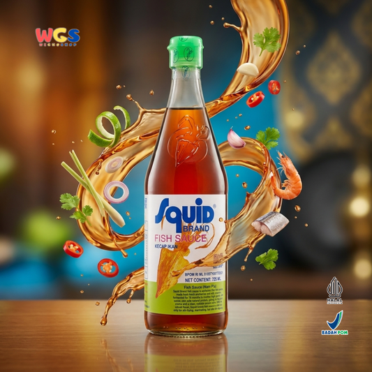 Squid Brand Fish Sauce 725ml - Kecap Ikan Thailand Nam Pla Bumbu Seafood Tumis Marinasi Masakan Asia
