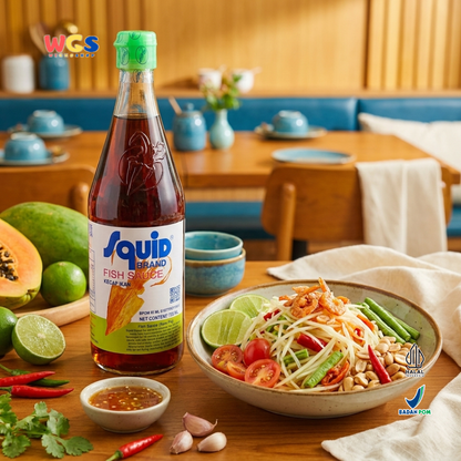 Squid Brand Fish Sauce 725ml - Authentic Thai Fish Sauce