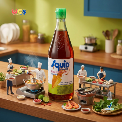 Squid Brand Fish Sauce 725ml - Authentic Thai Fish Sauce