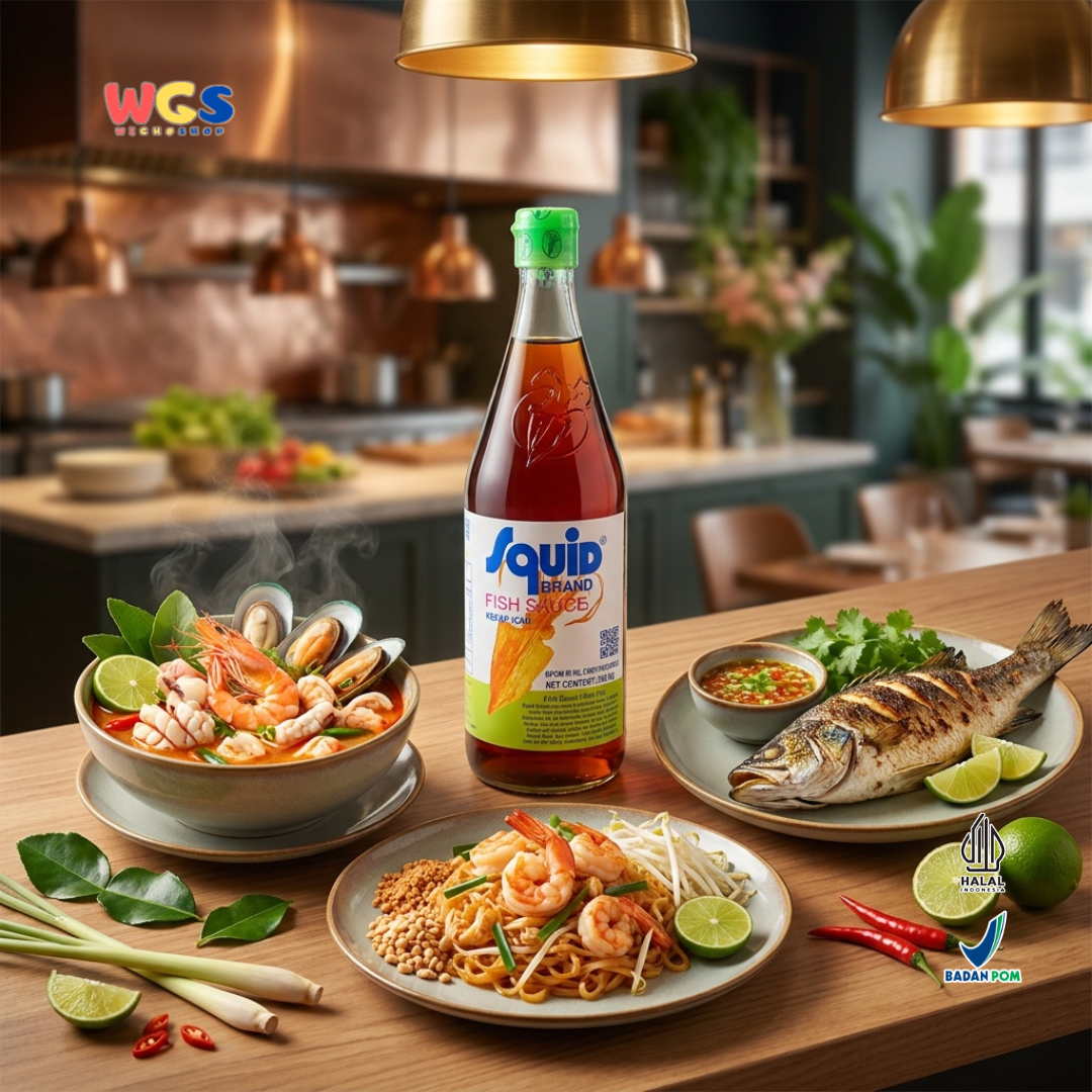 Squid Brand Fish Sauce 725ml - Authentic Thai Fish Sauce