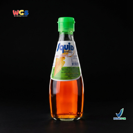 Squid Brand Fish Sauce Nam Pla 300 ml – Kecap Ikan Asli Thailand Fermentasi Anchovy