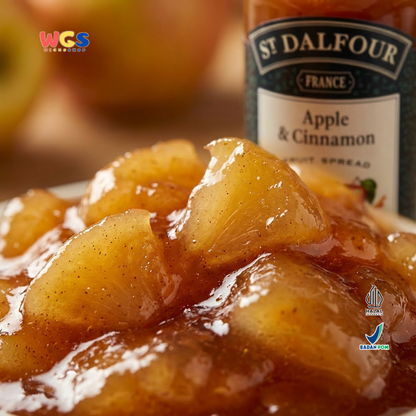 St. John's wort jam Dalfour Apple &amp; Cinnamon All Natural 100% Fruit 284 gr