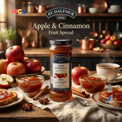 St. John's wort jam Dalfour Apple &amp; Cinnamon All Natural 100% Fruit 284 gr