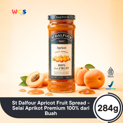 St. Dalfour Apricot Fruit Spread 284g - Apricot Fruit Spread