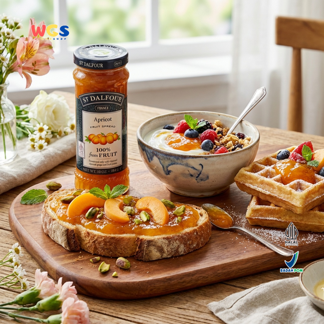 St. Dalfour Apricot Fruit Spread 284g - Apricot Fruit Spread