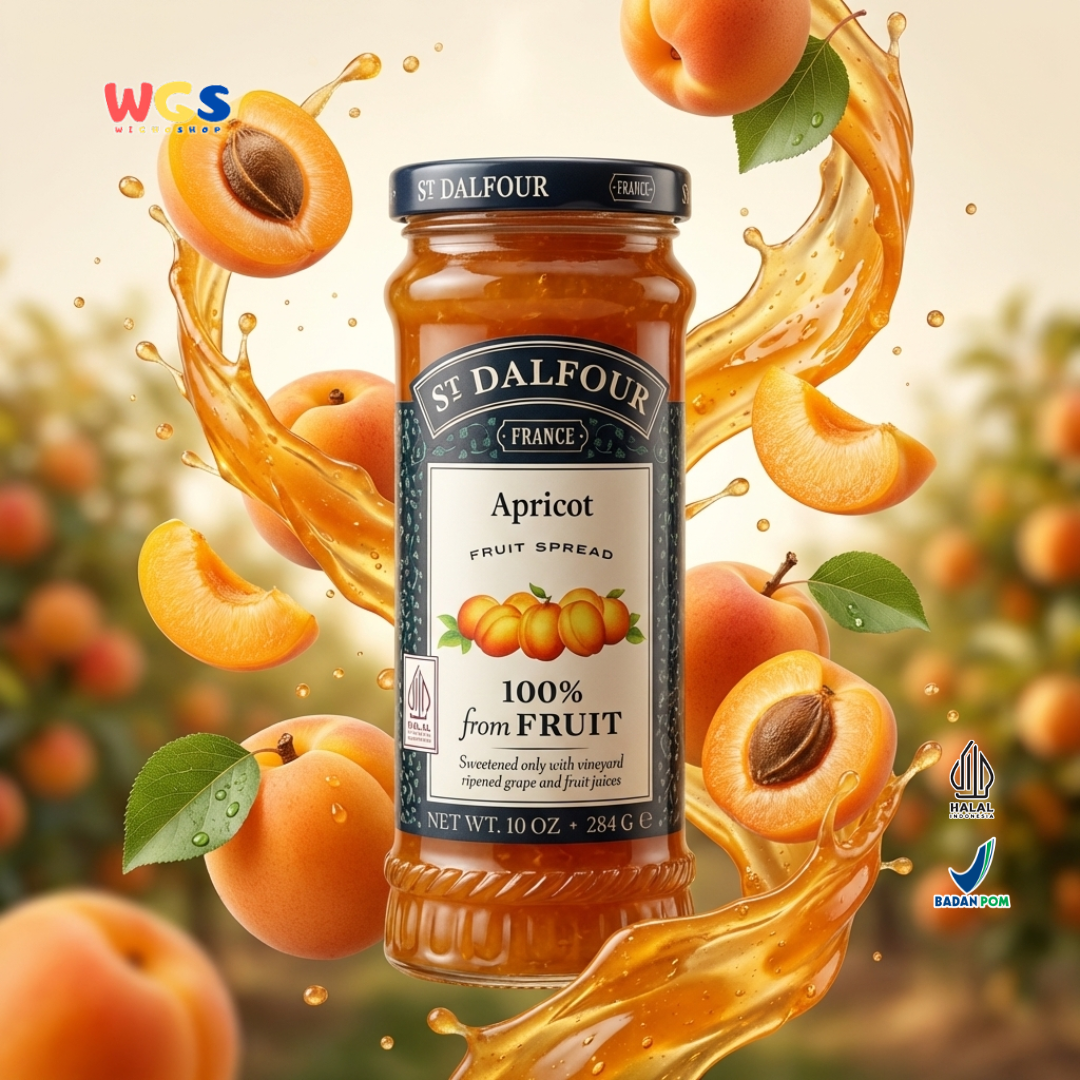 St. Dalfour Apricot Fruit Spread 284g - Apricot Fruit Spread