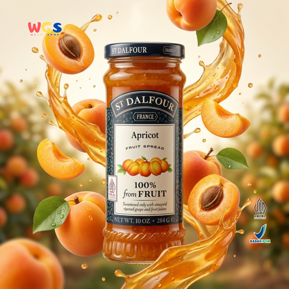 St. Dalfour Apricot Fruit Spread 284g - Apricot Fruit Spread