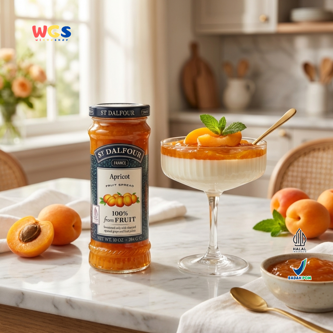 St. Dalfour Apricot Fruit Spread 284g - Apricot Fruit Spread