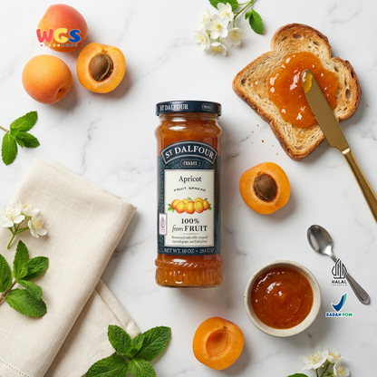 St. Dalfour Apricot Fruit Spread 284g - Apricot Fruit Spread