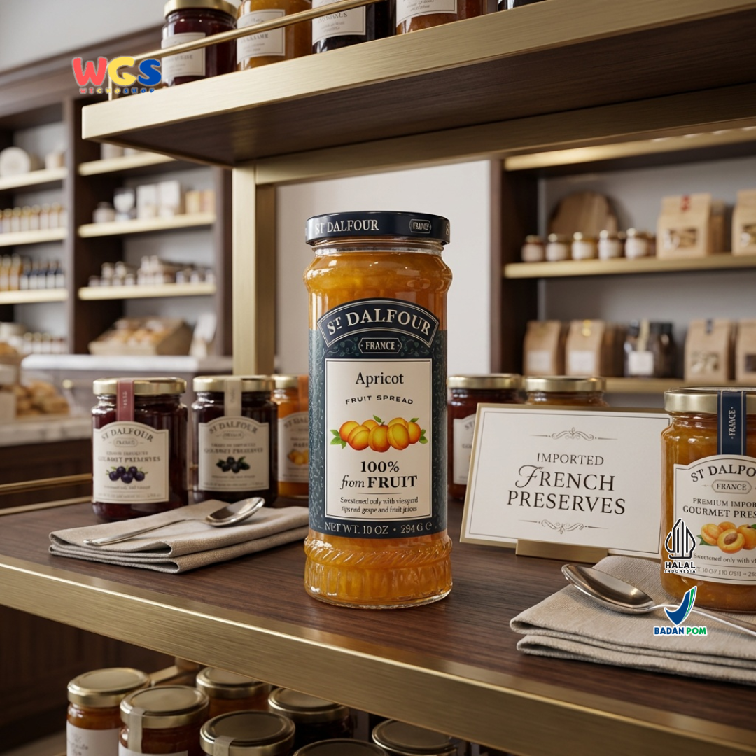 St. Dalfour Apricot Fruit Spread 284g - Apricot Fruit Spread