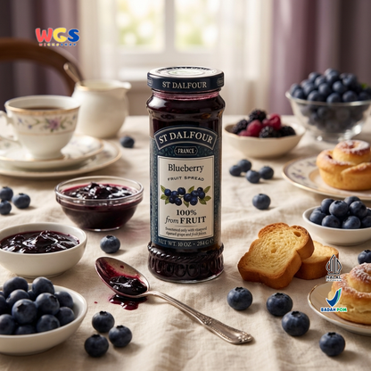 St. John's wort jam Dalfour Wild Blueberry Fruit Spread 284 gr