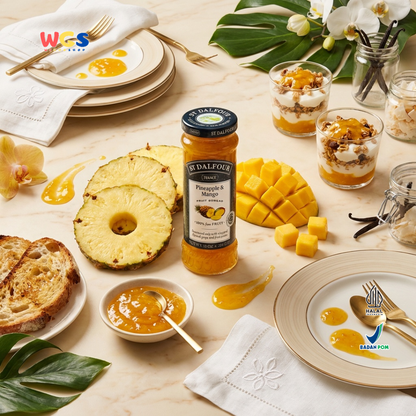 St Dalfour Pineapple & Mango Fruit Spread 284g - Selai Nanas Mangga Premium 100% dari Buah