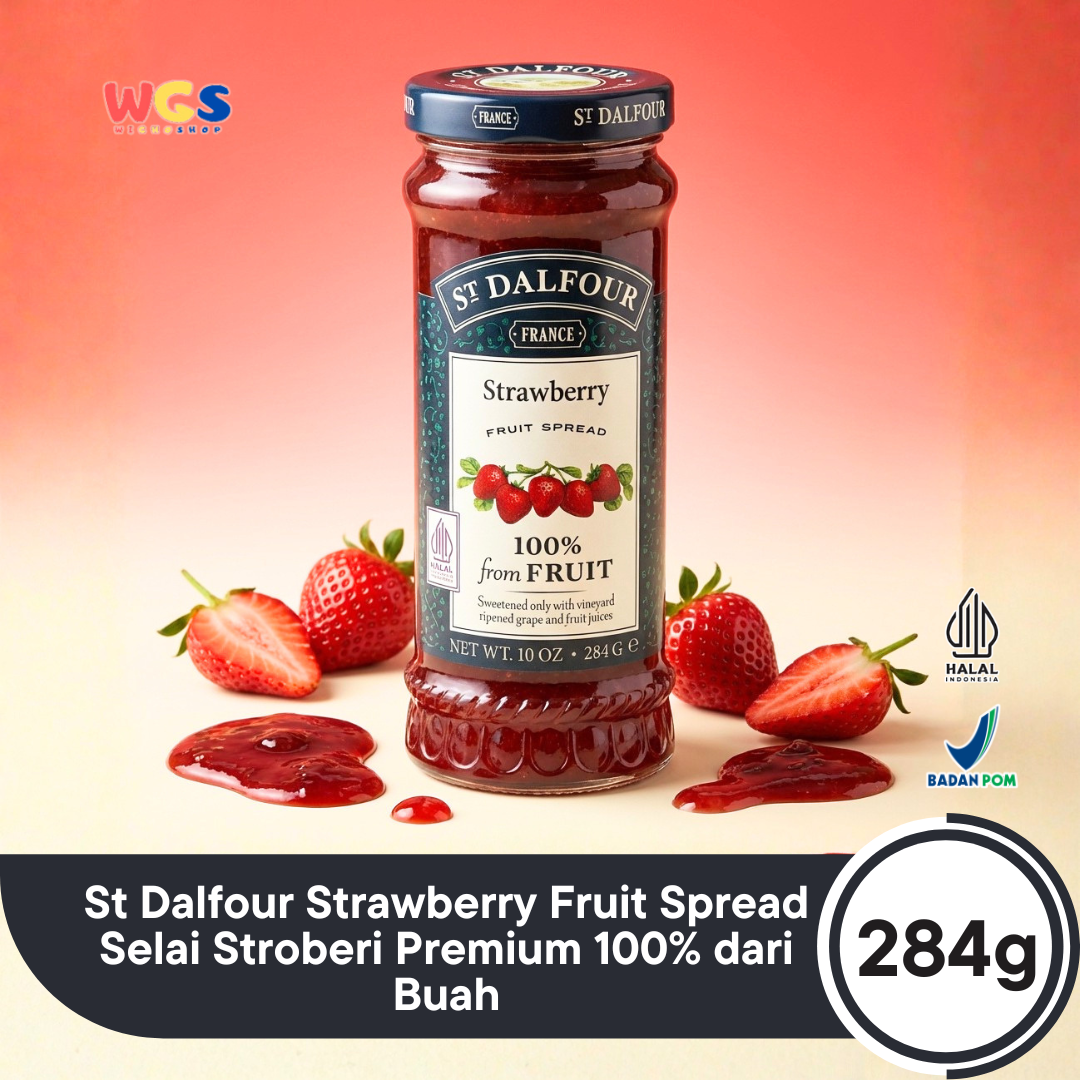 St. Dalfour Strawberry Fruit Spread 284g